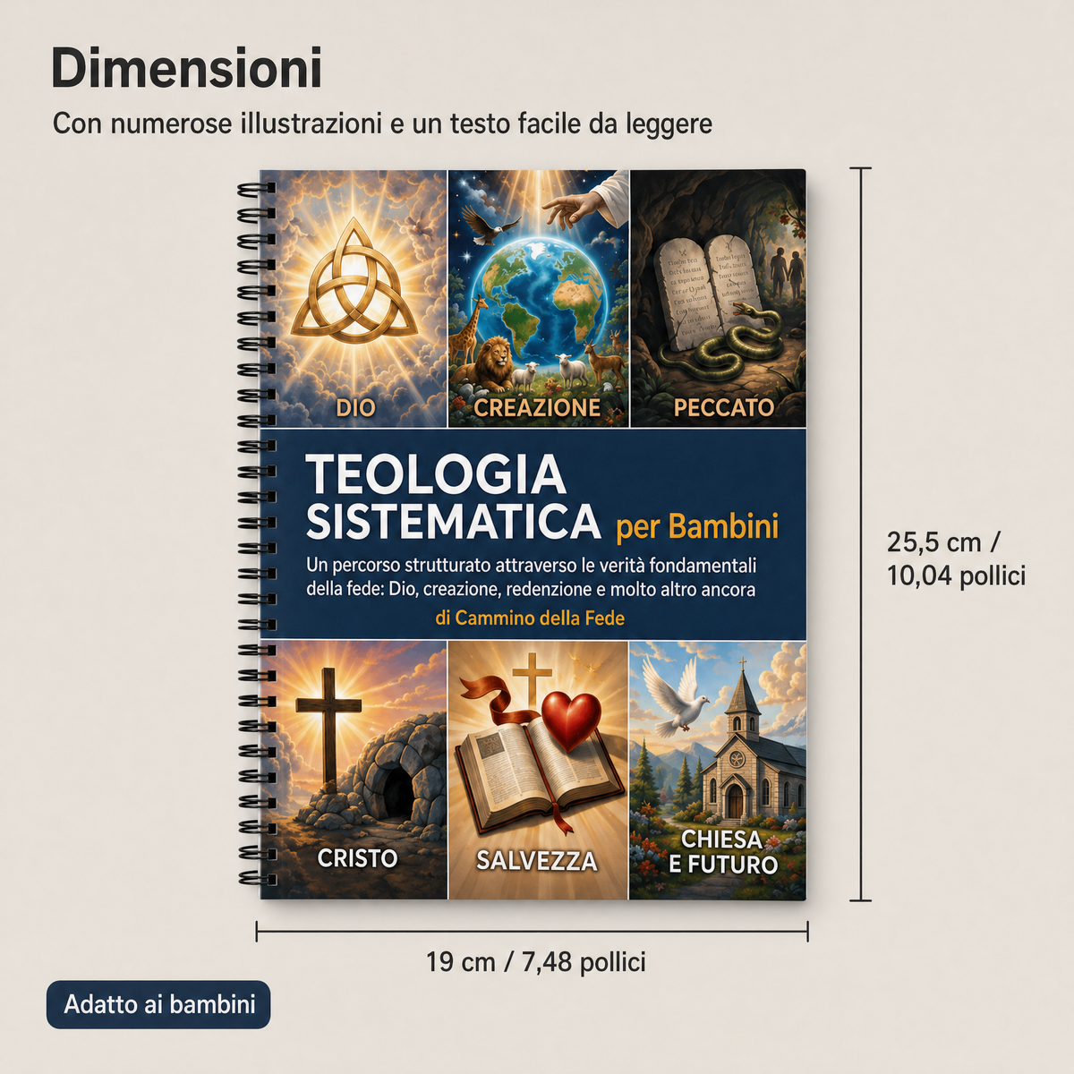 Teologia Sistematica per Bambini – dimensioni 19 × 25,5 cm