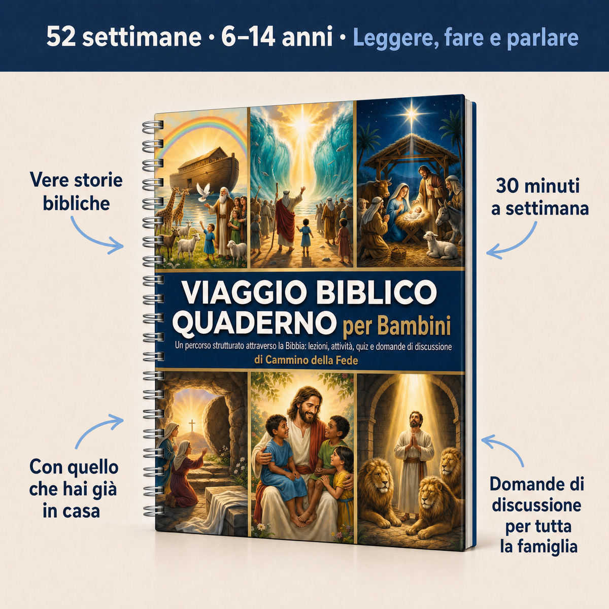 Viaggio Biblico – quaderno per bambini