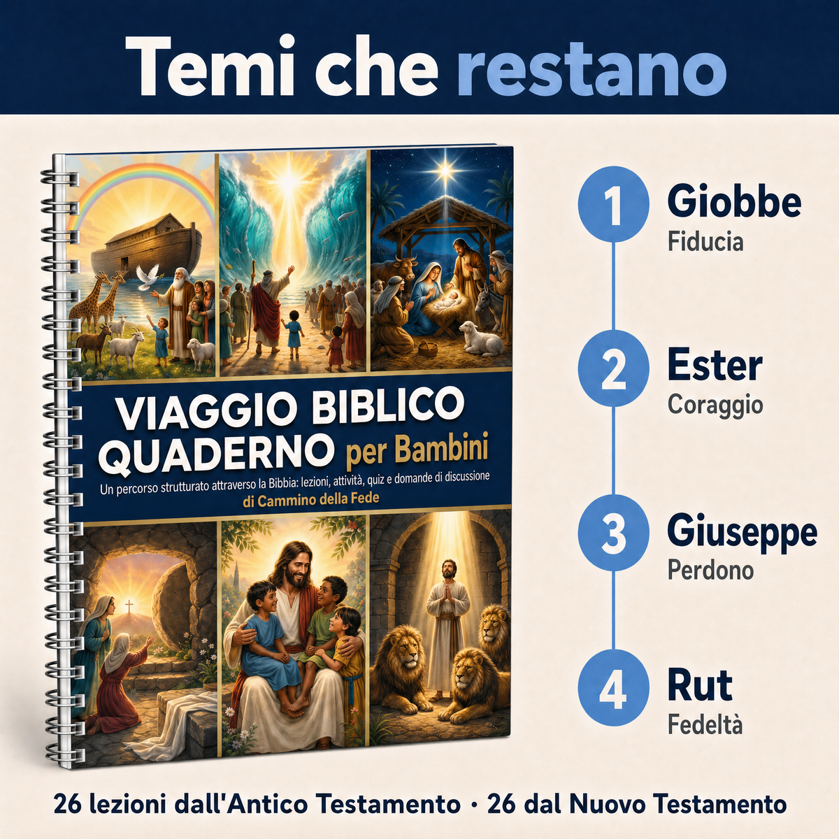 Viaggio Biblico – quaderno per bambini