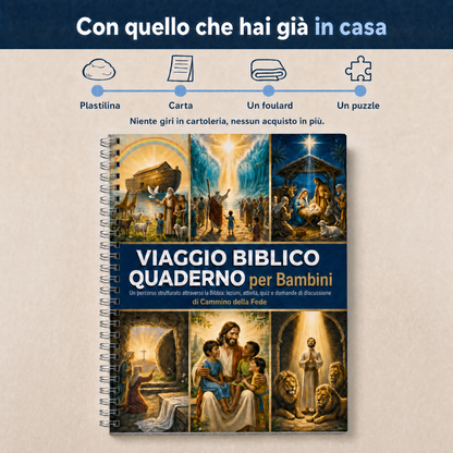 Viaggio Biblico – quaderno per bambini