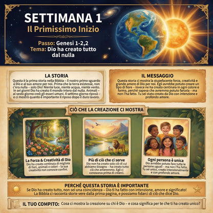 Teologia Sistematica: Quaderno di Lavoro di 52 Settimane per Bambini