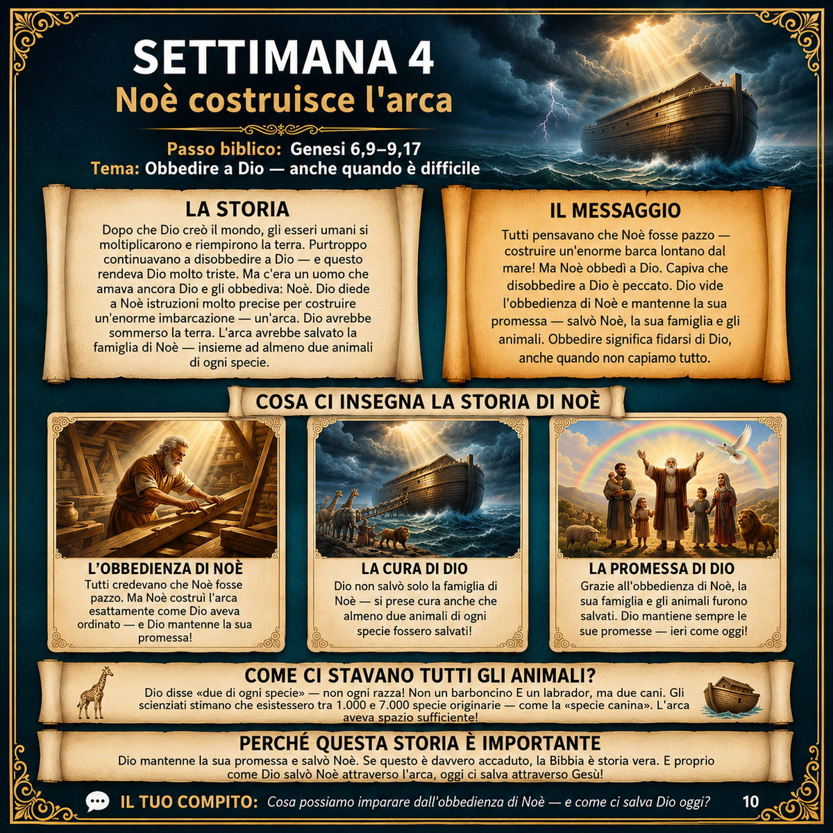 Viaggio Biblico: Quaderno di 52 Settimane per Bambini